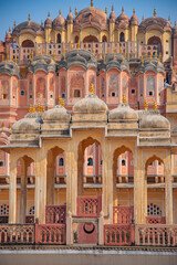 Hawa Mahal in Jaipur, the Pink City. Rajasthan