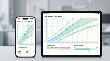 Analyzing bmi chart data on mobile devices health insights digital environment user perspective