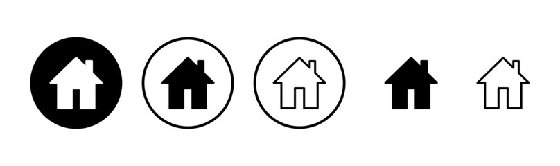 Obraz premium House icon logo design. Home sign and symbol