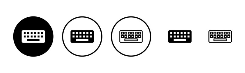 Keyboard icon logo design. keyboard sign and symbol