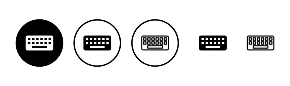 Keyboard icon logo design. keyboard sign and symbol