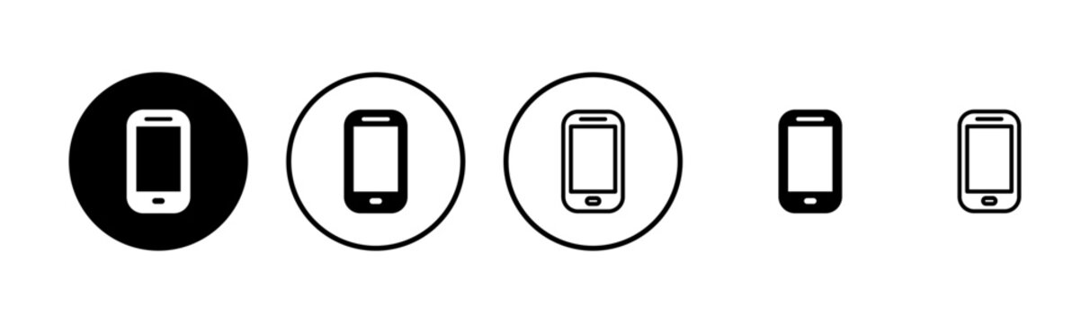 Phone icon logo design. Call sign and symbol. telephone symbol