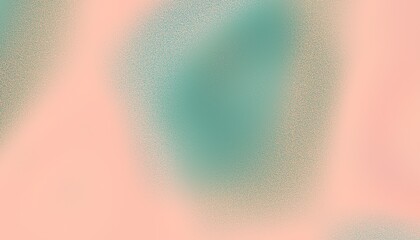 4K Digital grainy gradient with a colorful soft noise effect. A unique blend of vintage vibes and lo-fi VHS Glitch Texture. Smooth pale pastel teal and peach colors
