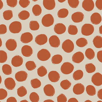 Brown Abstract dots pattern design