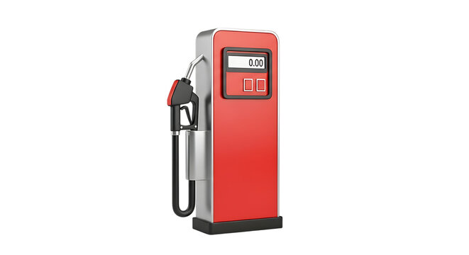 old gas pump 3D icon png. png icon 8k quality. 