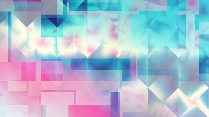 An ethereal geometric abstract background with soft pastel tones and delicate overlays