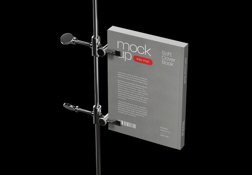 Softcover Book Mockup for Publishing and Editorial Design
