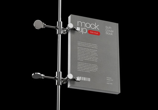 Softcover Book Mockup for Publishing and Editorial Design