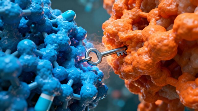 Molecular structure with key interaction
