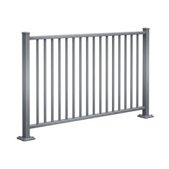 Modern aluminum baluster railing system for deck safety
