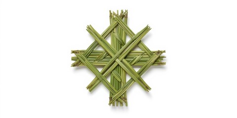 Intricate woven star