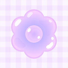 ぷっくり光沢グラデーションフラワージェム⭐︎