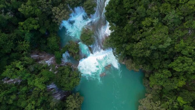Micos Waterfalls in Ciudad Valles, Huasteca Potosina, San Luis Potosi, Mexico during daytime