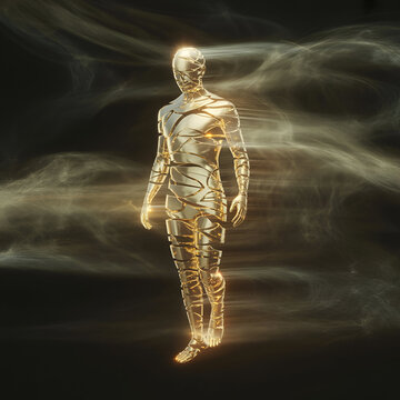 3d rendered illustration of a human skeleton