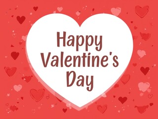 Happy valentine's day card