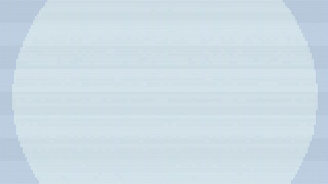 レトロなドット絵の丸のトランジション2種,透過背景,青