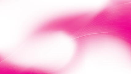 Abstract white and pink color, modern design stripes background with wavy lines and glowing light. Vector illustration.