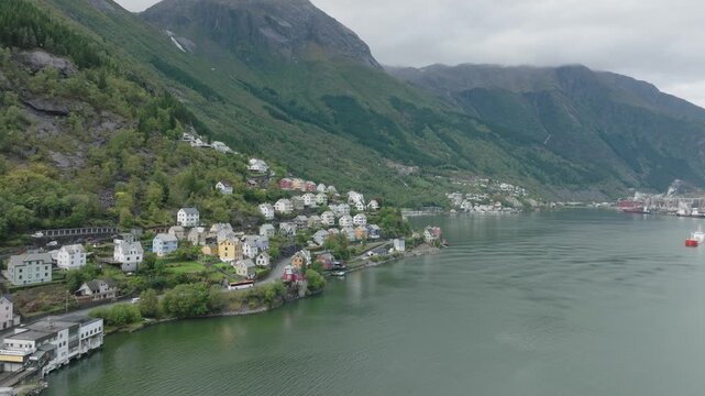 The Norwegian town of Odda