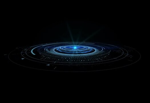 blue radar screen