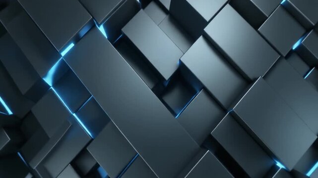 Abstract futuristic background with glowing blue elements.
