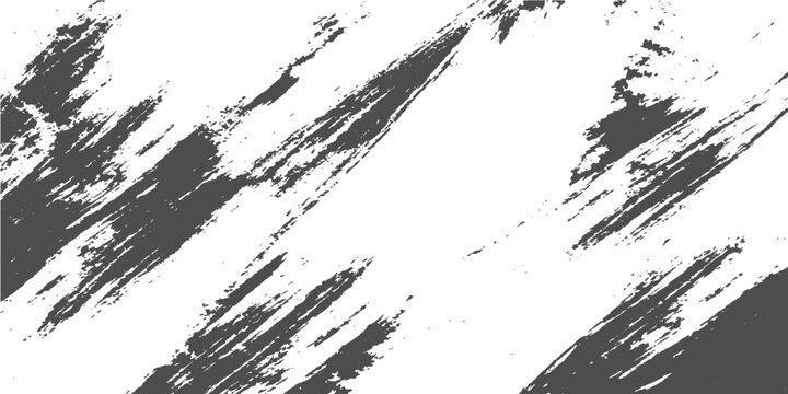 Abstract grunge background featuring dark ink splat textures and black paint spray splatters on a grungy paper border frame vector illustration