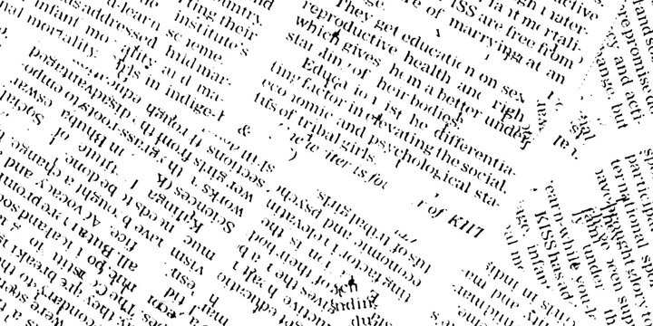 Rough vector background abstract grunge texture old vintage newspaper. Vector white and black newspaper paper grunge pattern old aged texture.