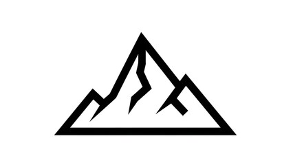 mountain peak silhouette