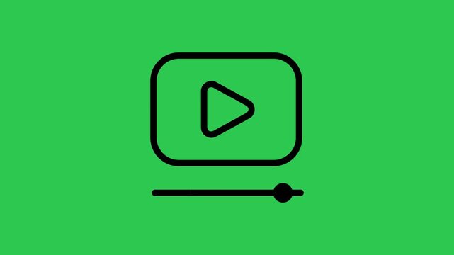A video icon plays on a green background with a black progress bar