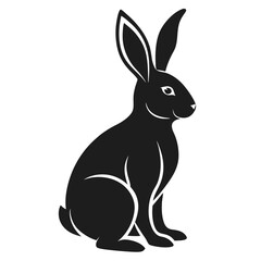 Obraz premium High Resolution Animal Silhouette Vector Illustration for Logo Design, Branding, Print, Tattoo, Wall Art and Commercial Creative Projects Variation 23