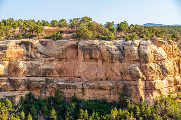 Cliff Dwelling Ruins in Mesa Verde NP, Colorado