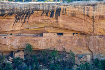 Cliff Dwelling Ruins in Mesa Verde NP, Colorado