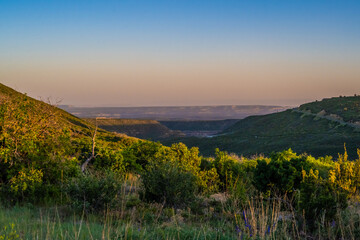 An overlooking view of nature in Mesa Verde NP, Colorado