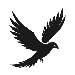 Obraz premium Black Crow Figure Designed for Gothic Branding