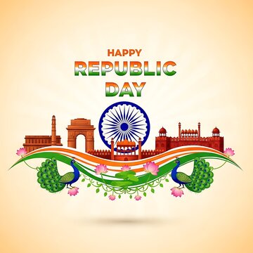 Celebrating republic day of india