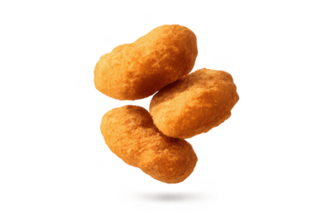 Delicious fried peanut snacks with transparent background photograph.