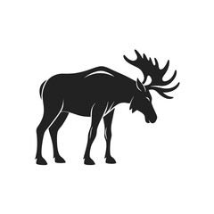 Obraz premium Elegant Dragon Silhouette Artwork Editable EPS Vector Illustration Set 66