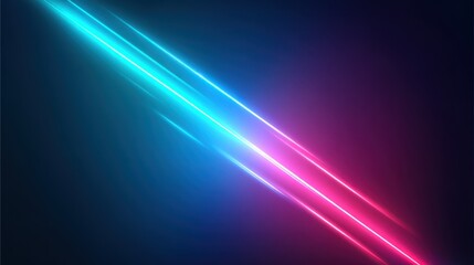 Vibrant blue and pink light streaks abstract background