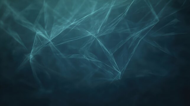 Abstract geometric patterns in blue and teal suggesting viral spread or network connections - Powered by Adobe