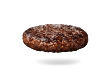 Iced gingerbread cookie on transparent background for online store.