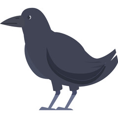 Stylized Crow Illustration