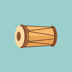 Bedug Drum Flat Icon for Islamic Celebration