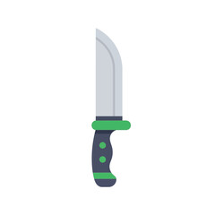 Qurban Knife Flat Icon for Eid al-Adha