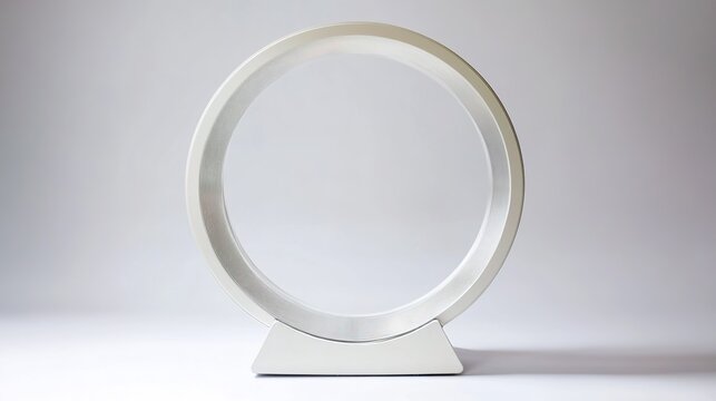 antecedence. Hamster wheel in endless rotation on a plain grey background. wildlife magazines, conservation campaigns, designed for nature documentaries and education, used by health educators.