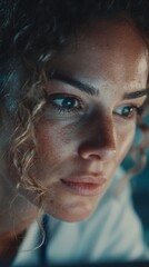 High-tech lab marvels: exploring synthetic vaccine development. Editorial use. Exploring genetic innovations for vaccines in a futuristic bio lab. Press photo. News style.