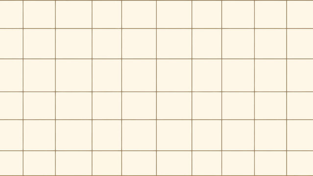 A seamless grid pattern with a light beige background and thin, dark lines forming squares.