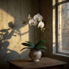 Orchid in vase