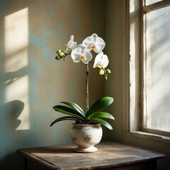Orchid in vase