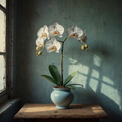 Orchid in vase