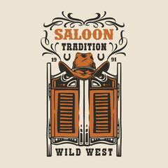Wild west saloon tradition