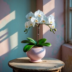 Orchid in vase
